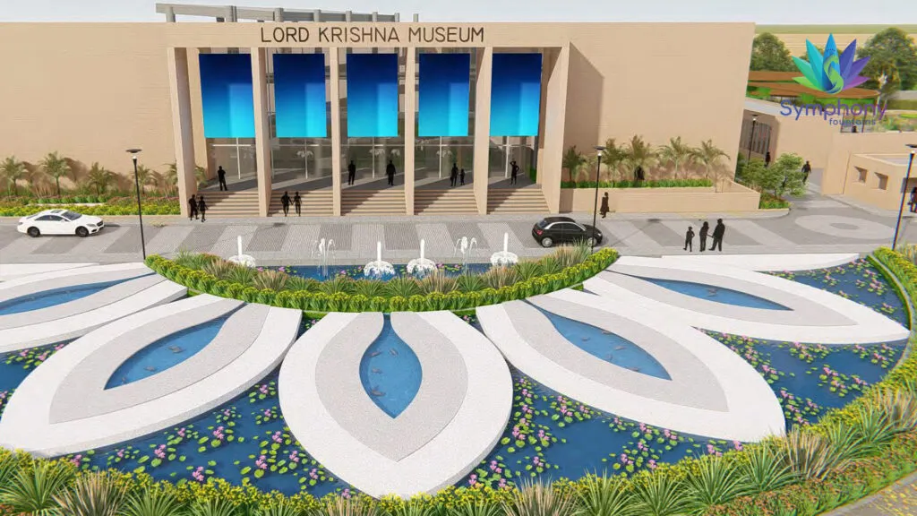 Musical fountain show design for Lord Krishna Museum, Dwarka