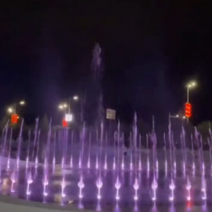 Stainless Steel Modern Design Outdoor Dry Fountain