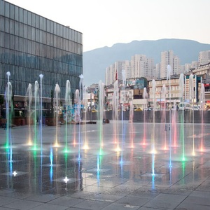Water Faery Outdoor Musical Dry Deck Fountain