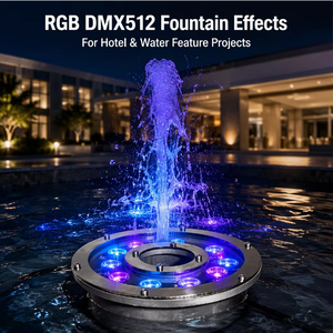 12W LED Fountain Light RGB DMX512