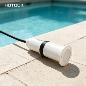 HOTOOK Mini PC IP68 RGB LED Pool Light 1.5 Inch Multi-Color Replacement for Nicheless Spa Pool Underwater Lighting