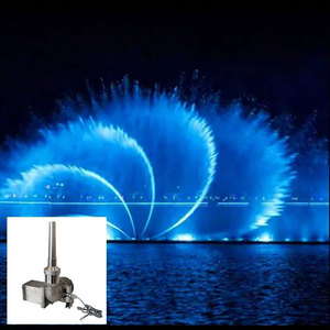 1D 2D 3D Swing Digital Fountain Nozzles Stainless Steel Outdoor Garden Water Fountains with Music Control Modern Style